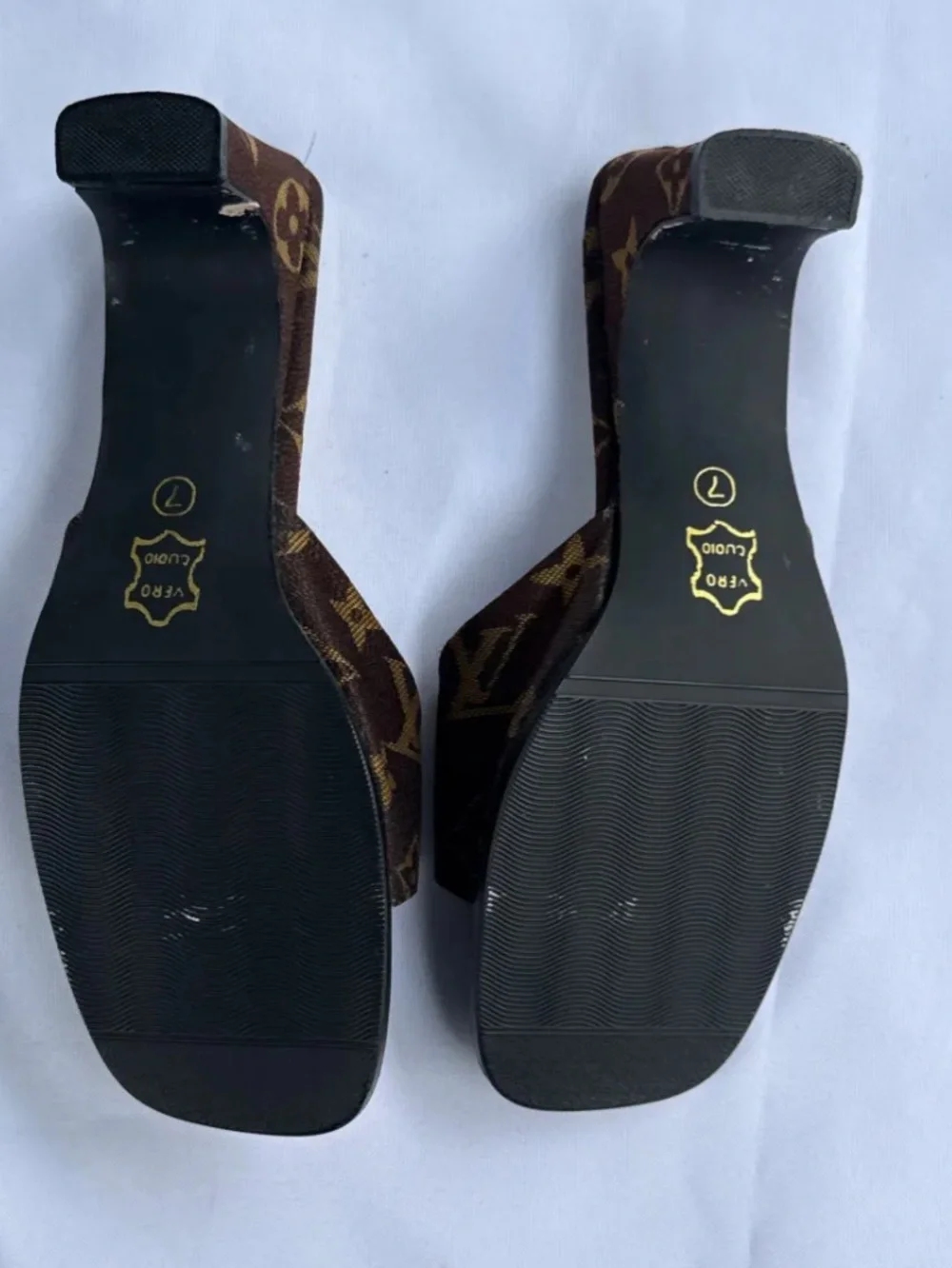 Louis Vuitton heeled sandals